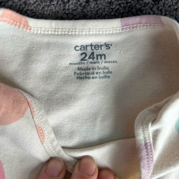 Heart Patterned Baby Onesie - Picture 3 of 4